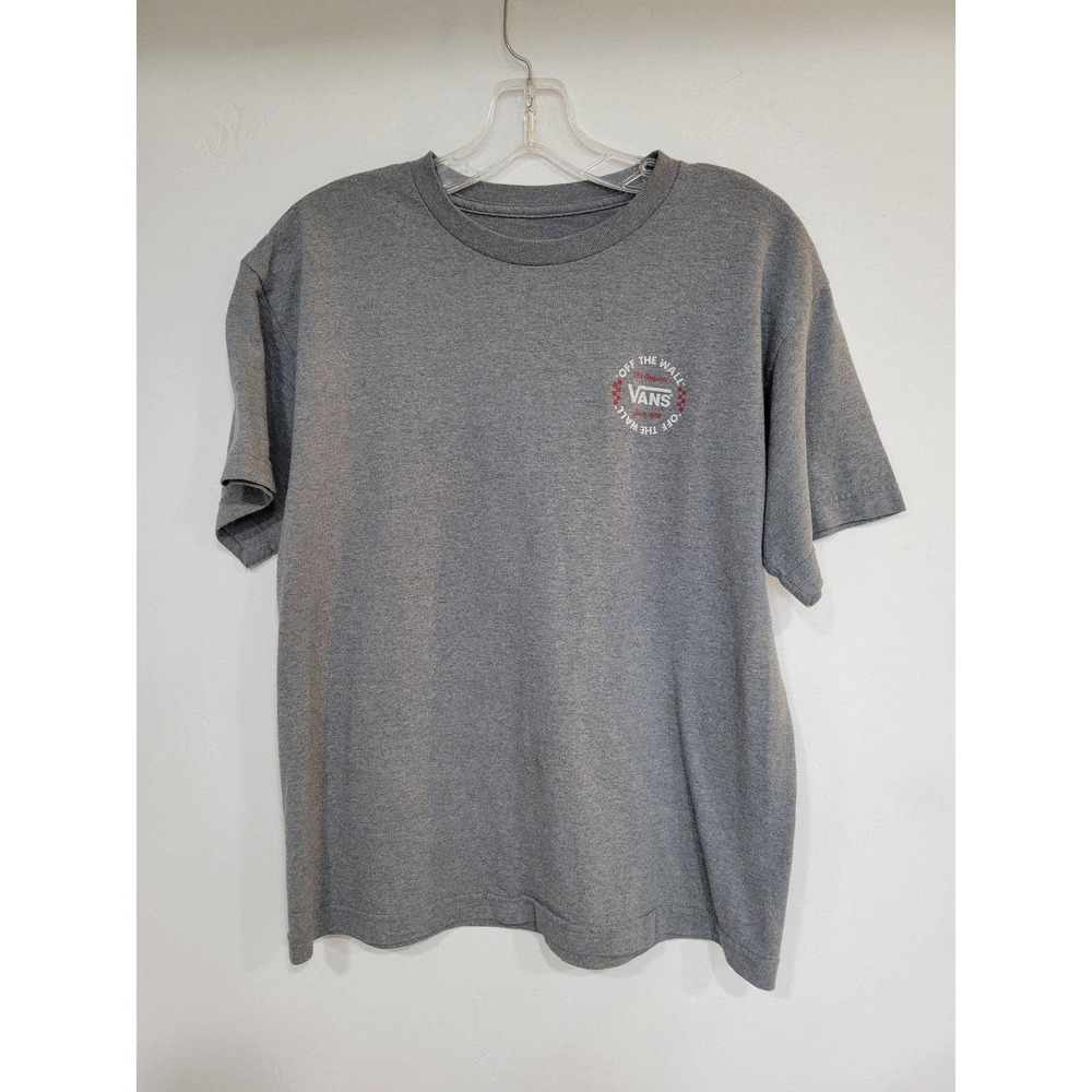 VANS Short Sleeve Tee Shirt Grey Youth XL